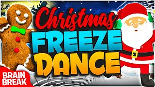 Christmas Freeze Dance  Just Dance Brain Break  GoNoodle [upl. by Redan]