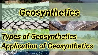 Geo synthetics  Types of Geosynthetics  Its Application  Uses of Geosynthetics  Shiwani Jha [upl. by Annovad599]