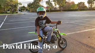 Fit Right 2020 DB001 49CC 2Stroke Kids Dirt Off Road Mini Dirt Bike Kid Gas Powered Dirt Bike [upl. by Yelkcub]