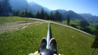 Austria Rail Sled Rodelbahn Abtenau [upl. by Cardie]