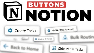 6 Fantastic Ways to Use Buttons in Notion [upl. by Soraya]