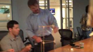 NASDAQ OMX Team Building Part 2  Spaghetti and Masking Tape  Julia Sears [upl. by Rutger313]