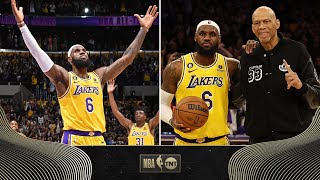 LeBron James Breaks Kareem’s AllTime Scoring Record  NBA on TNT [upl. by Emanuela]