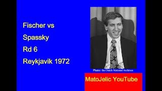 Fischer vs Spassky 1972 The Match of the CenturyRound 6 [upl. by Tremayne]