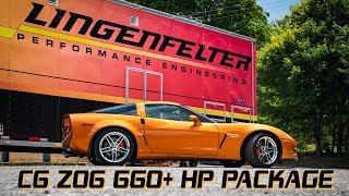 Lingenfelter C6 Corvette Z06 660 HP Package Chassis Dyno [upl. by Adlemy]