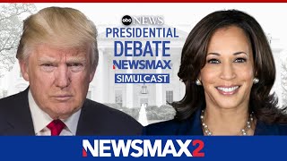 Trump vs Harris ABC News Presidential Debate Simulcast Preview and PostDebate Analysis  NEWSMAX2 [upl. by Ecertak]