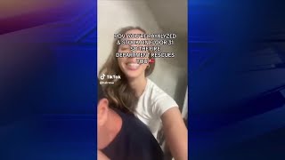 Viral TikTok video captures wheelchairbound woman’s rescue in Fort Lauderdale [upl. by Hamforrd]