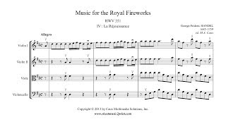 Handel  La Réjouissance  Music for the Royal Fireworks [upl. by Ezzo]