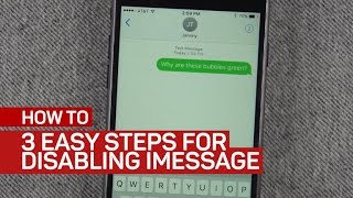 Disable iMessage easily when moving to Android [upl. by Lorant]