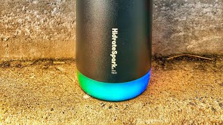 A Smart Water Bottle  HidrateSpark Pro STEEL Bottle  Unboxing amp Set Up Process [upl. by Desdee104]