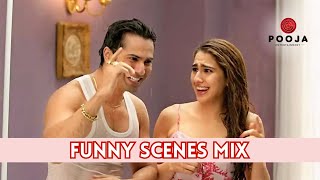 कुली नं 1 Funny Scenes Mix  Part 1 [upl. by Arundel]