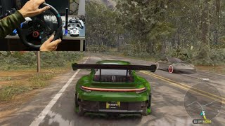 THE CREW MOTORFEST  Porsche 911 GT3 SR Logitech G29 Wheel Gameplay 4K HD PS5 [upl. by Gizela376]