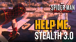 Spiderman Miles Morales  How to Beat Stealth Challenge 30 on Ultimate [upl. by Nalid]