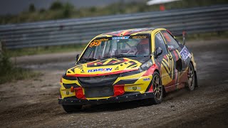 Mikołaj Otto po pierwszym dniu III rundy Oponeo Mistrzostw Polski Rallycross 2018 [upl. by Constanta846]