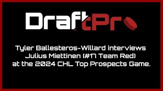 Julius Miettinen CHL TPG Interview [upl. by Ahsikat]