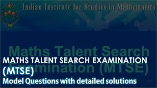 Model questions for Maths Talent Search Examination Exam cheat sheet with special shortcut tricks [upl. by Atnomed]