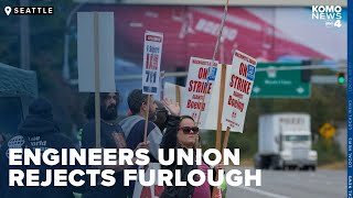 Aerospace engineers union rejects Boeing furlough request during strike [upl. by Lankton118]