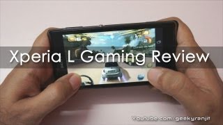 Sony Xperia L Gaming Review amp Benchmarks [upl. by Engedus]