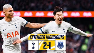 TOTTENHAM HOTSPUR 21 EVERTON  EXTENEDED PREMIER LEAGUE HIGHLIGHTS [upl. by Blanchard]