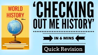 Checking Out Me History by John Agard in 6 Minutes Quick Revision [upl. by Tterb]