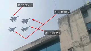 JF17 Block 3 formation  J10C flying over Islamabad  credit throughthelens6907 [upl. by Auqinal977]