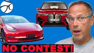 Can Tesla Model Y Compete With BMW iX On Specs and Driving Experience [upl. by Esyned]