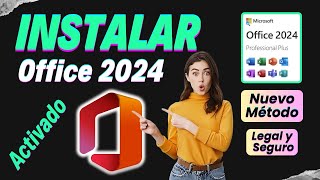 ✅ Instalar Office 2024 Legal y Seguro Nuevo Método✅💯 [upl. by Eetnod288]