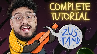 Zustand  Complete Tutorial  with Project  🔥🔥 [upl. by Marciano]