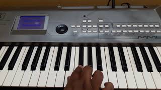 Vaseegara song from minnale  keyboard tutorial  part 1 RAJ BHARATH [upl. by Weinrich]