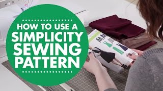 How to use a Simplicity Sewing Pattern [upl. by Aivul103]