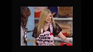 Avril Lavigne The Rachael Ray show Cooking amp Interview 2011 [upl. by Ecinna461]