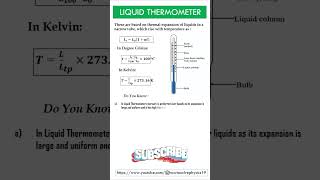 Liquid Thermometer  Thermal Properties of Matter [upl. by Obnukotalo]