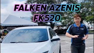 FALKEN AZENIS FK520  HONDA CIVIC [upl. by Cheria]