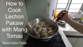 How to Cook Lechon Paksiw Roasted Pork with Mang Tomas [upl. by Wyn332]