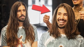 Mens Long Hair Haircut amp Hairstyle  How to Maintain Long Hair for Men [upl. by Merow537]