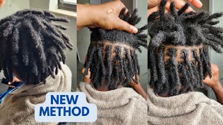 OH REALLY DO THIS NEW INTERLOCKING METHOD FOR PERFECT LOCS [upl. by Andrey]