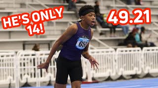 Amazing 49s 400m By A 14YearOld [upl. by Reprah]