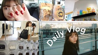 【VLOG】お気に入りのショップ🩷安定の大好きなお寿司食べてマイペースな休日🐱🐱 [upl. by Aryt]