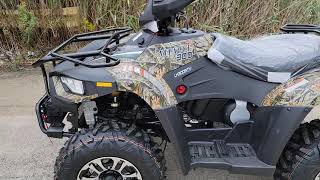 Camouflage 300cc ATV With 4x4 And Hi  Low Gears Real Tree Camo Quad With Optional Winch [upl. by Parthenia]