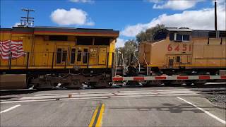 Train at Nipton CA Crossing [upl. by Shult]