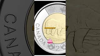 Canadian Coin Facts ‼️ 🇨🇦💰 money trending shorts ytshorts youtubeshorts viralshorts tiktok [upl. by Odlawso]