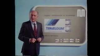 1984 ItaliaUno Edmondo Bernacca testimonial Travelgum [upl. by Grace]