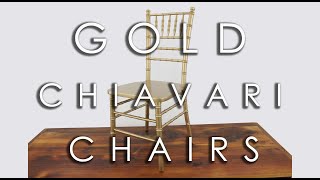 Gold Chiavari Chairs  How to Shop Around [upl. by Oicor]