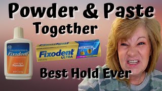 How To Apply Fixodent Powder [upl. by Naesar]