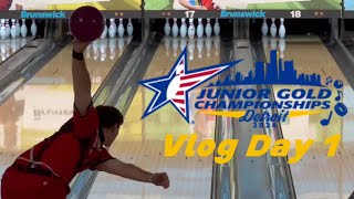 DAY ONE OF NATIONALS  Junior Gold 2024 Vlog [upl. by Najtsirk]