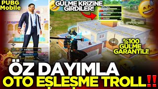 ÖZ DAYIMLA TROLL YAPTIK HERKESİ GÜLME KRİZİNE SOKTU 😂  Pubg Mobile Troll [upl. by Malamut]