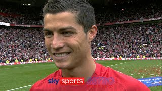 Cristiano Ronaldo after winning his last trophy with Manchester United [upl. by Harp]