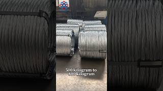 hot dipped galvanized wire 0280 wire size high quality for export galvanizedwire wirefactory [upl. by Uno]