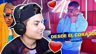 REACCIONO a BAD BUNNY🔥DESDE EL CORAZON❤️ Oficial Video  Themaxready [upl. by Aratahc]