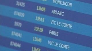 SNCF  les nouveaux horaires de train Clermont [upl. by Loise264]